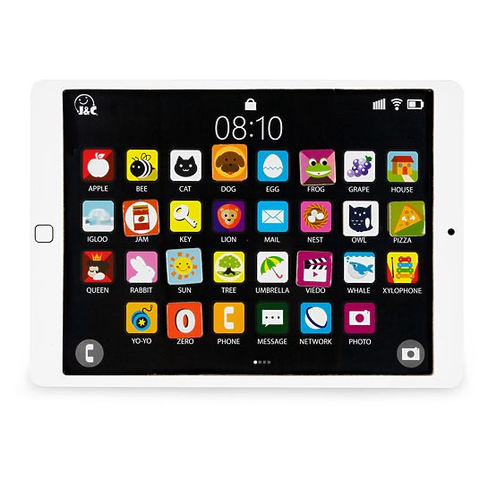 Drevený vzdelávací tablet magnetická tabuľa kriedová ECOTOYS