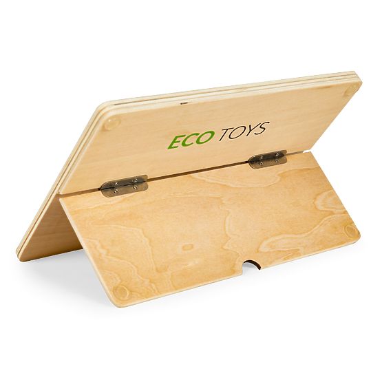 Drevený vzdelávací tablet magnetická tabuľa kriedová ECOTOYS