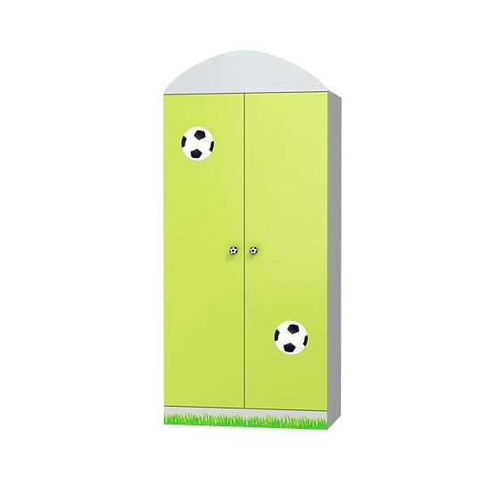 Dvojdverová šatníková skriňa FUTBAL
