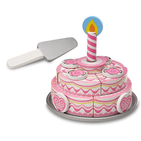 Dvojposchodová narodeninová torta