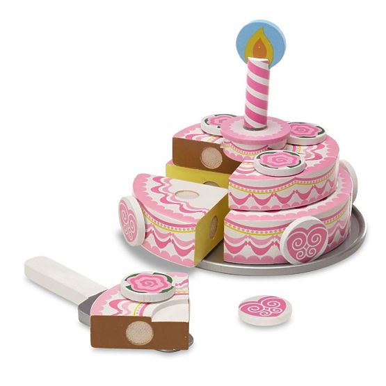 Dvojposchodová narodeninová torta