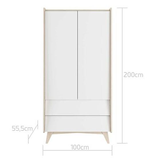 Dvojdverová šatníková skriňa So sixty