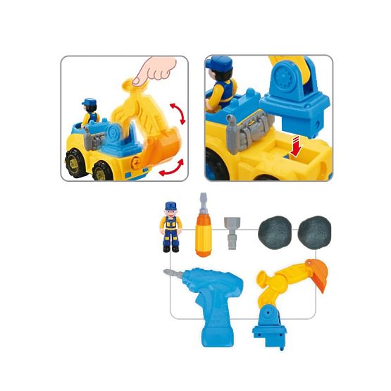 Edukačná hračka Baby Mix nákladné auto Podľa obrázku