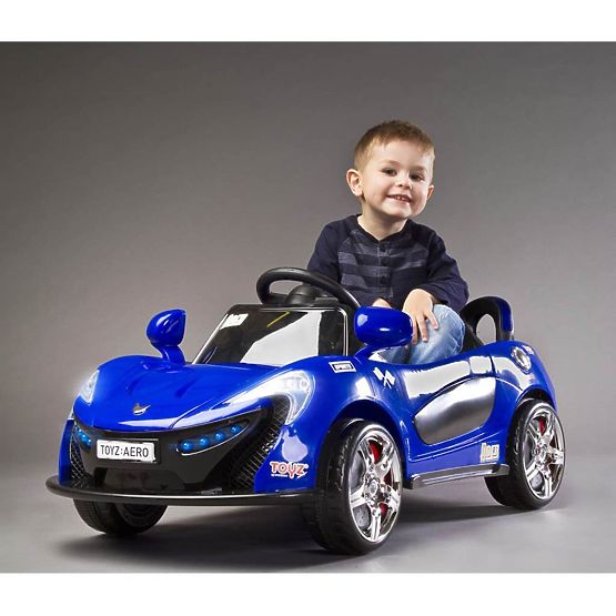 Elektrické autíčko Toyz Aero - 2 motory, rýchlosti modré
