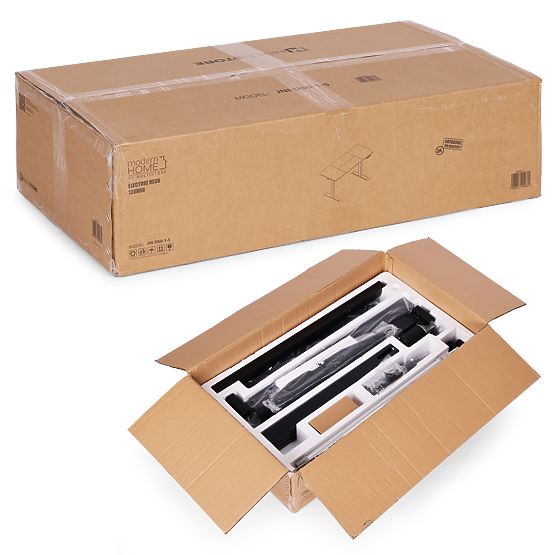 Elektrický nastaviteľný stôl 140x70 cm, výšková regulácia 76-121 cm ModernHome