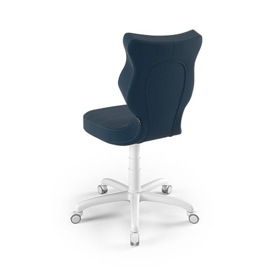 Ergonomická stolička k písaciemu stolu upravená na výšku 159-188 cm - námornícka modrá