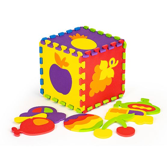 Farebná vzdelávacie podložka - penové puzzle