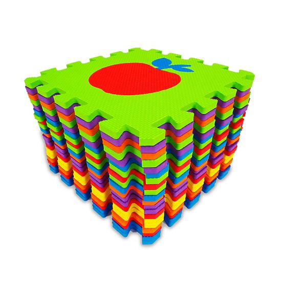 Farebná vzdelávacie podložka - penové puzzle
