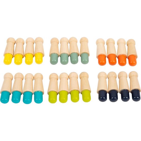 Farebné pexeso s figúrkami