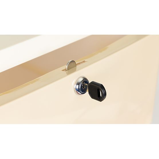 Farebný policový regál na kolieskach Five