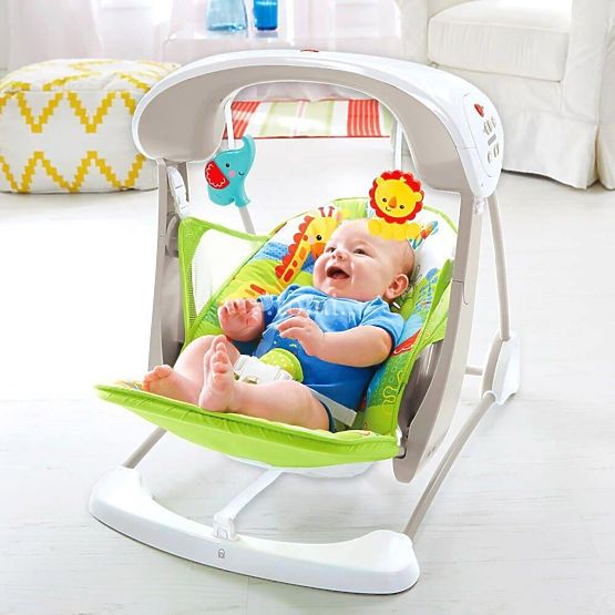 Fisher Price cestovná hojdačka a sedátko Rainforest