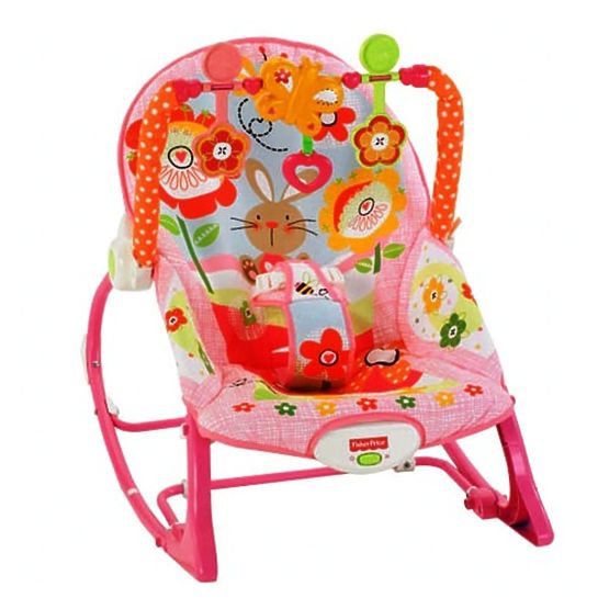 Fisher Price lehátko 2v1s motýlikom na hranie