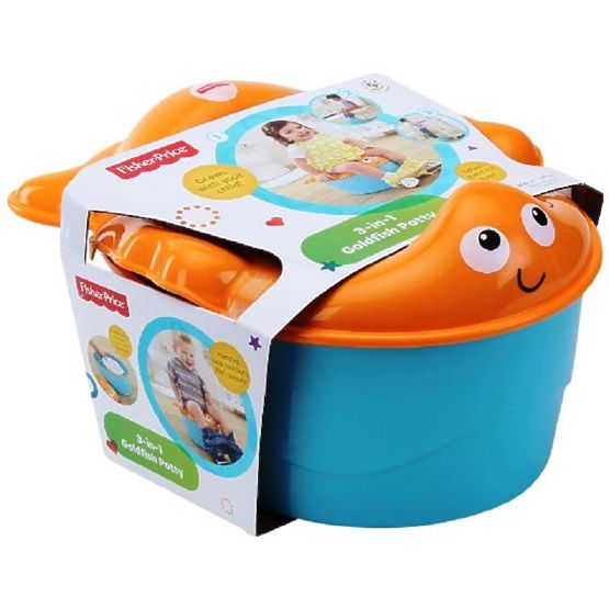 Fisher Price nočník - oranžová žabka