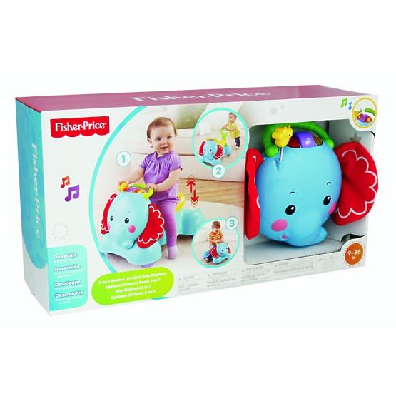 Fisher Price odrážadlo 3v1 - sloník 