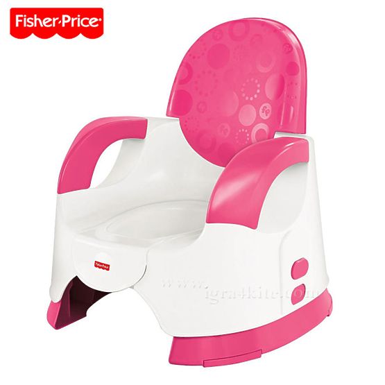 Fisher Price ružový nastaviteľný nočník