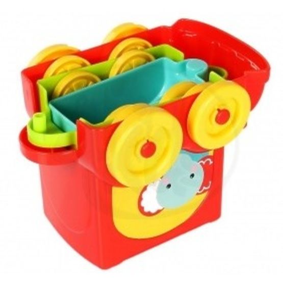 Fisher Price skladačka s vagónikmi