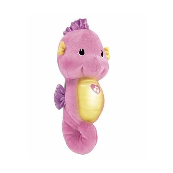 Fisher Price uspávačik Dino - morský koník - ružový