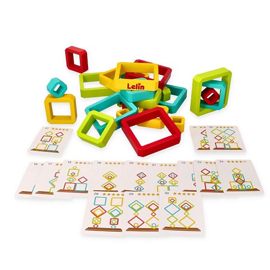 Geometrická balančná skladačka