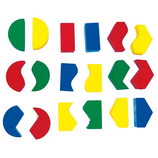 Geometrické puzzle TVARY A FARBY