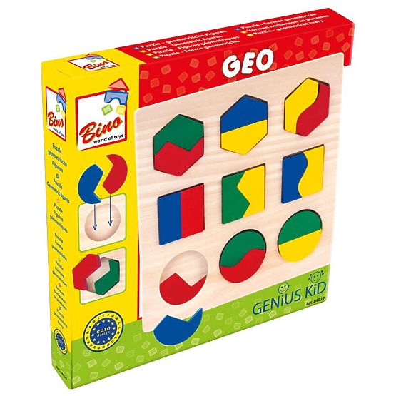 Geometrické puzzle TVARY A FARBY