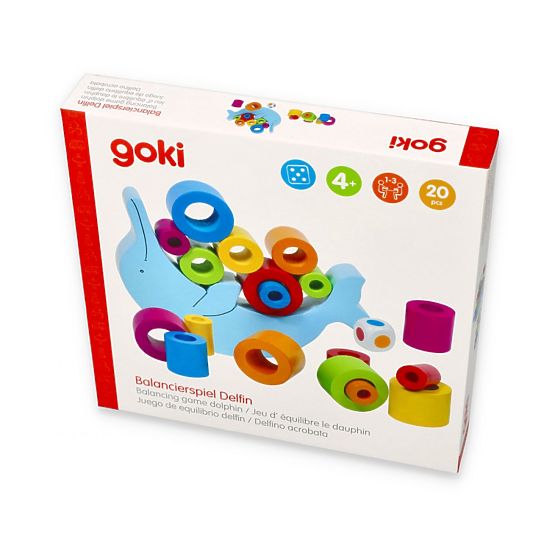 GOKI Balansujúci delfín zručnostná hra