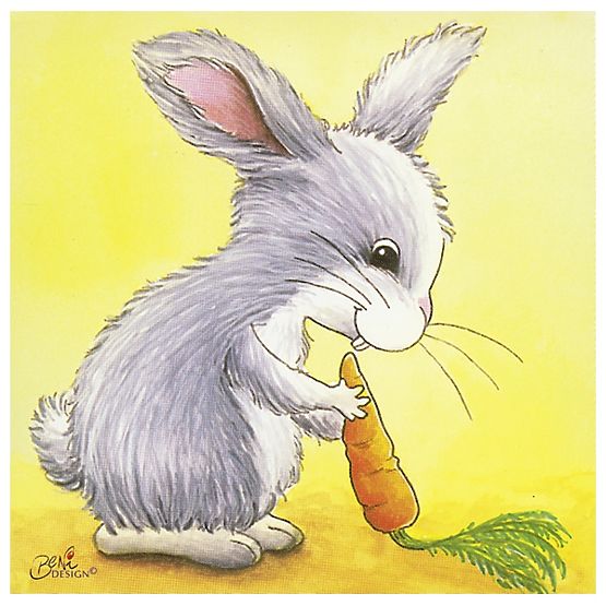 Goki Drevené kocky Mláďatá 4 ks