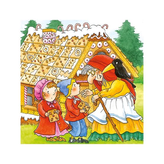 Goki Drevené kocky Rozprávky 9 ks