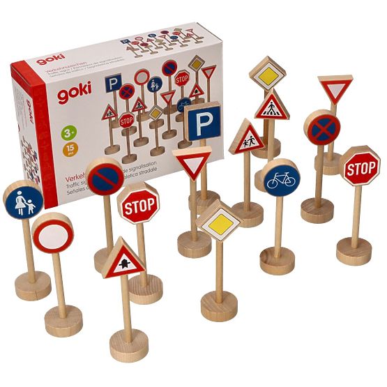 GOKI - drevené vzdelávacie značky