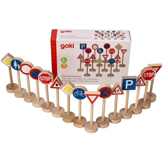 GOKI - drevené vzdelávacie značky