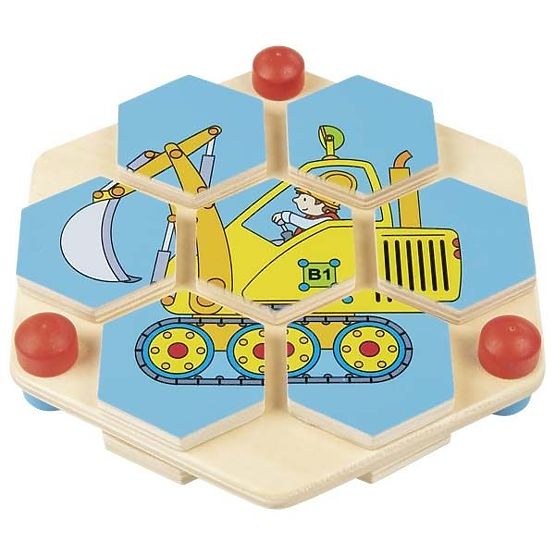 Goki hexagonálne puzzle vozidlá