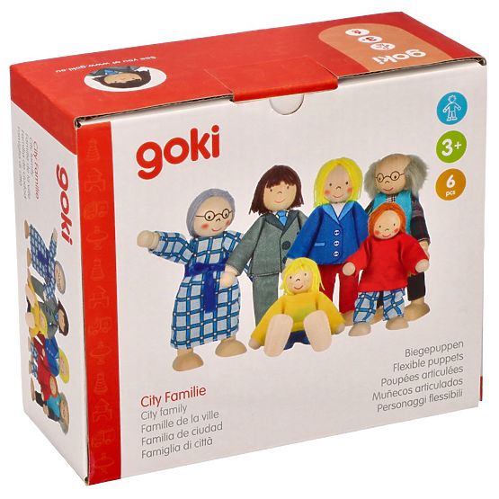 GOKI Rodinka - drevené bábiky do domčeka