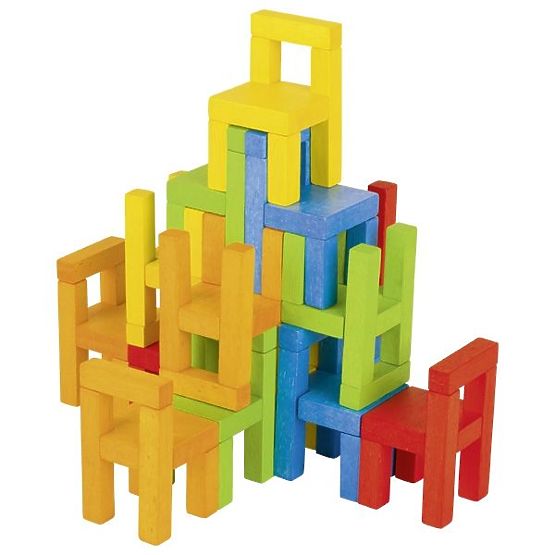 Goki zručnostná skladačka Stoličky