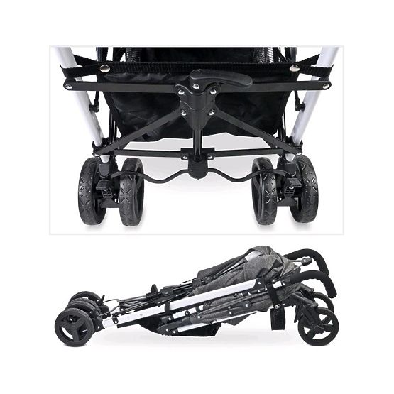 Golfový kočík CARETERO Jeans black 2017 Čierna