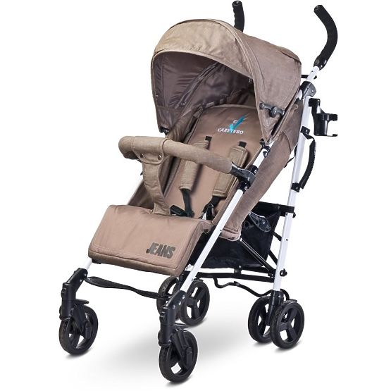 Golfový kočík CARETERO Jeans brown 2017 Hnedá