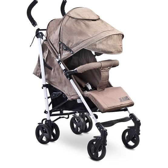 Golfový kočík CARETERO Jeans brown 2017 Hnedá