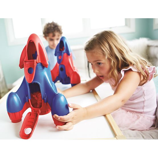 Green Toys Raketa červená