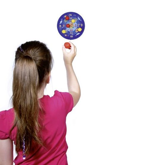 Guľôčkový šípkový terč