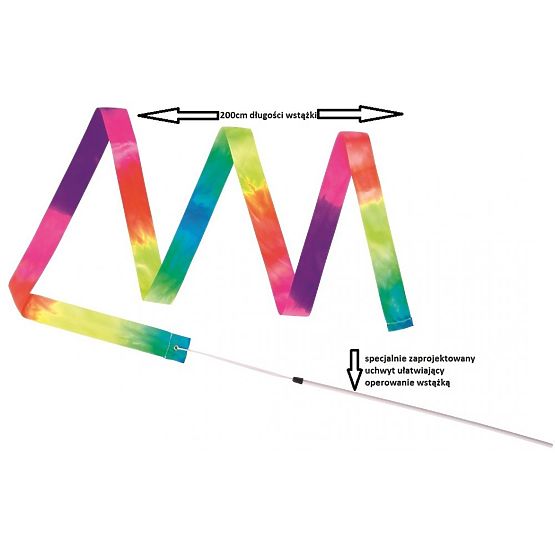 Gymnastická stuha - šerpa na cvičenie