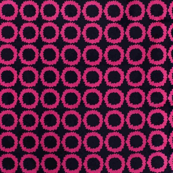 Hlboký kočík pre bábiky PlayTo Viola ružovo-čierny Fialová