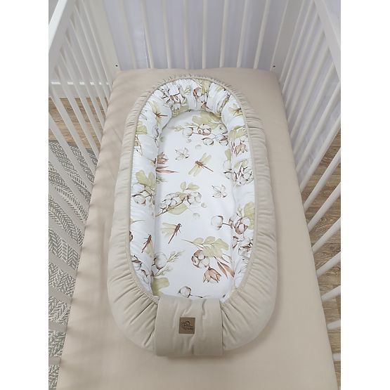 Hniezdočko pre bábätko - Kvety bavlny