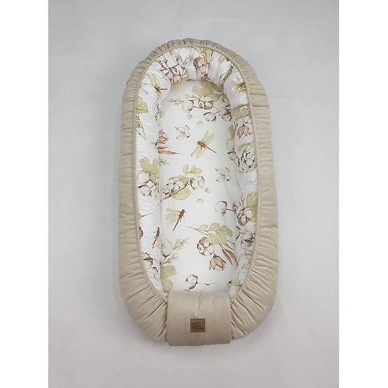 Hniezdočko pre bábätko - Kvety bavlny