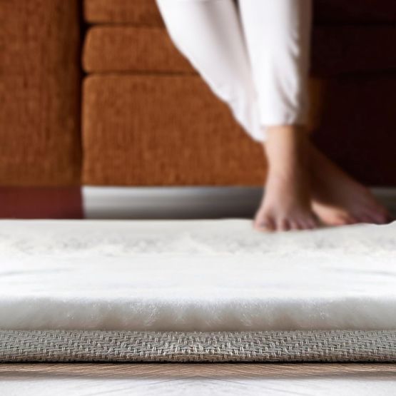 Hodvábny koberec Rabbit - Ružový