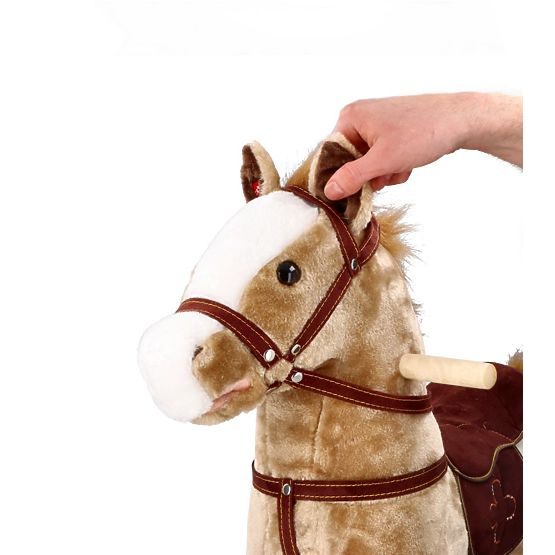 Hojdací kôň Mustang s kolieskami
