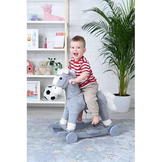 Hojdací kôň Siwek s kolieskami