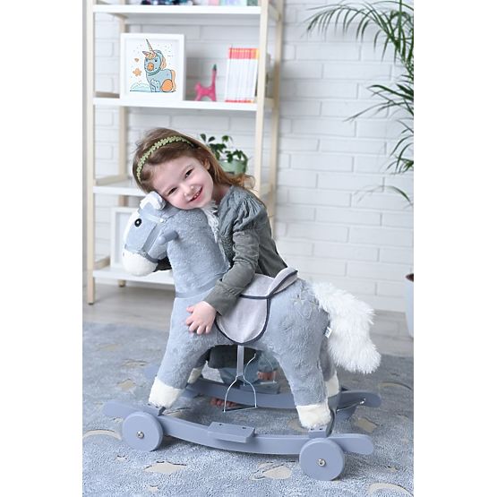 Hojdací kôň Siwek s kolieskami