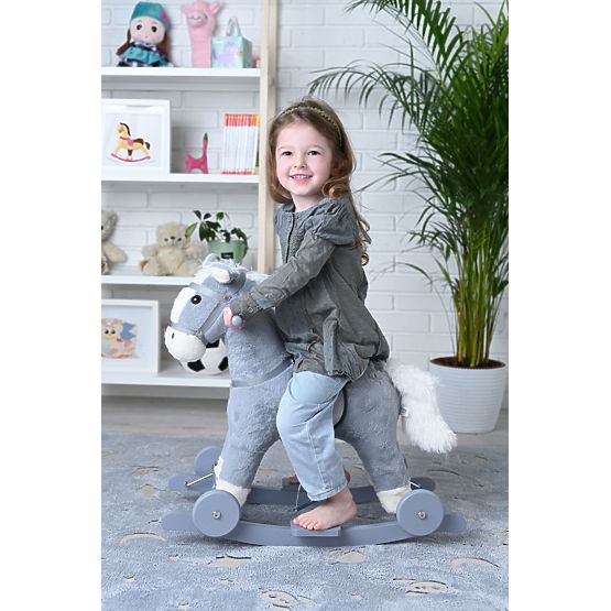 Hojdací kôň Siwek s kolieskami