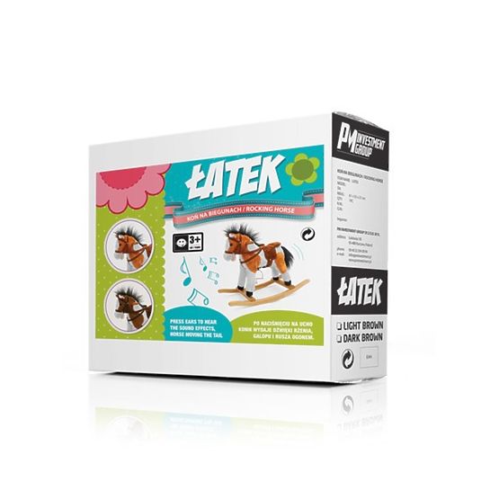 Hojdací koník Milly Mally Jurášek tmavo hnedý Hnedá