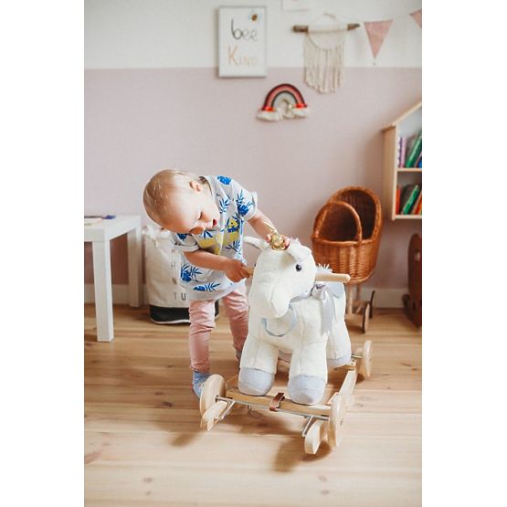 Hojdacie jednorožec s kolieskami