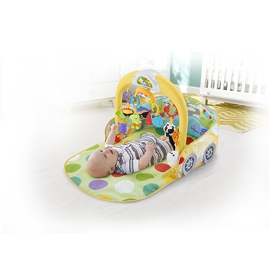 Hracia deka Fisher Price - autíčko 3 v 1