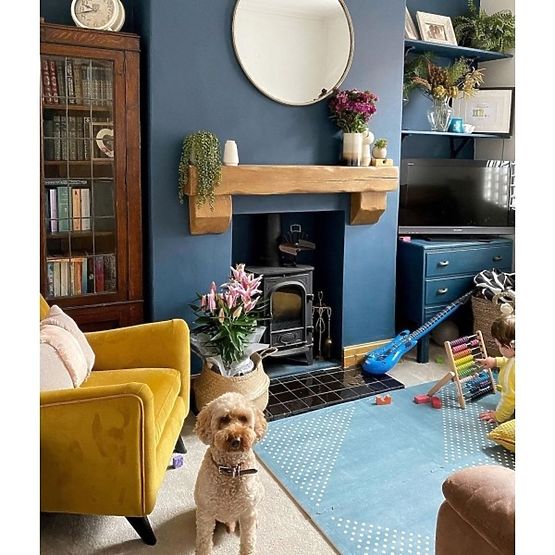 Hracia podložka TODDLEKIND 120 x 180 cm - Marine